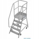 Balustrada pentru platforma mobila Krause Stabilo, 5-6 trepte, 100cm, aluminiu