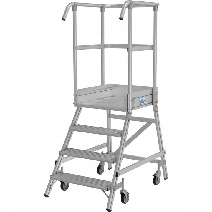 Platforma mobila de lucru KRAUSE STABILO, 5 trepte, aluminiu, 90x60x230cm