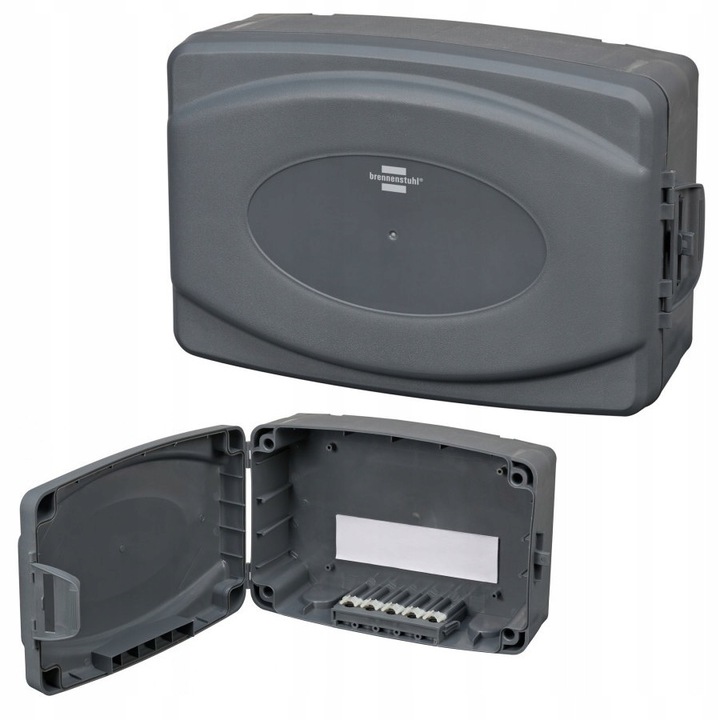 Cutie electrica exterioara Brennenstuhl IP54 rezistenta 34x23x12,5cm, 230V, 5 iesiri cablu