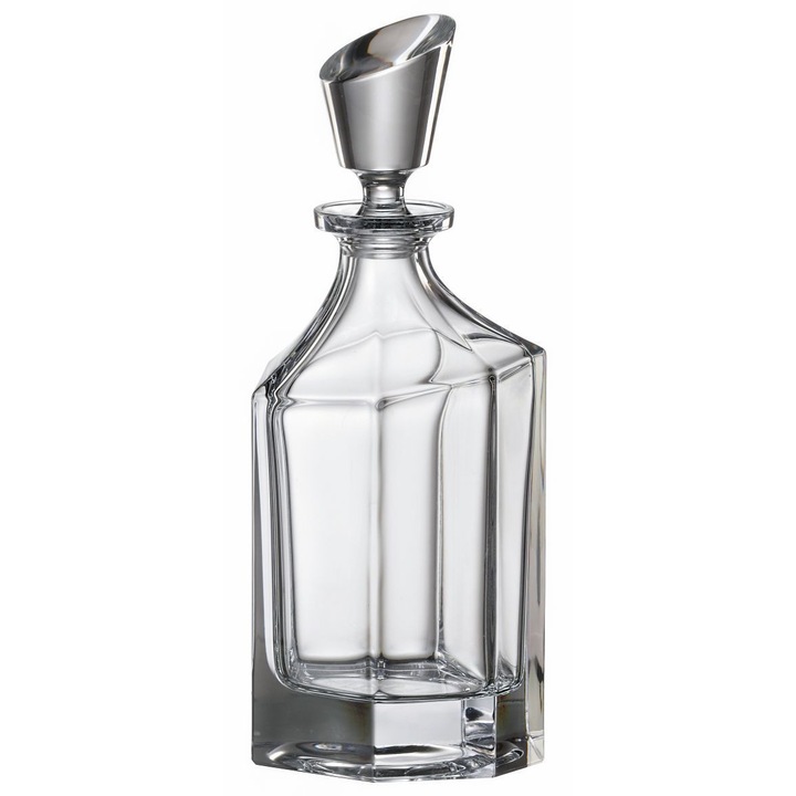 Carafa Crystalite Bohemia Bazalt 750ml átlátszó üveg geometrikus design