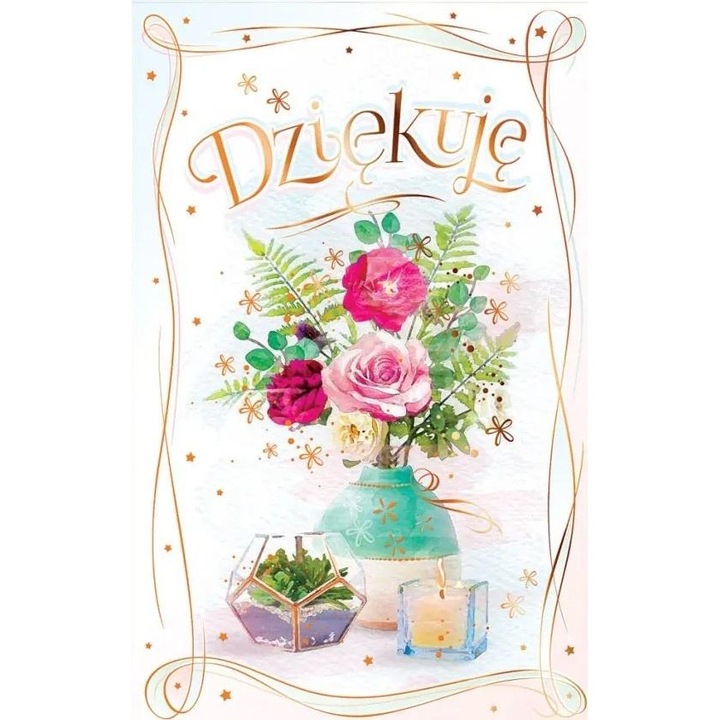 Felicitare AbCard multumiri cu plic