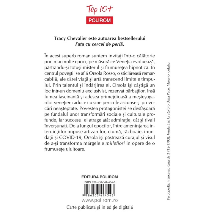 Sticlareasa - Tracy Chevalier, editia 2026