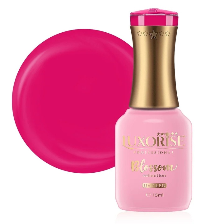 LUXORISE Blossom Collection Féltartós Körömlakk - Cherry Blossom 15ml
