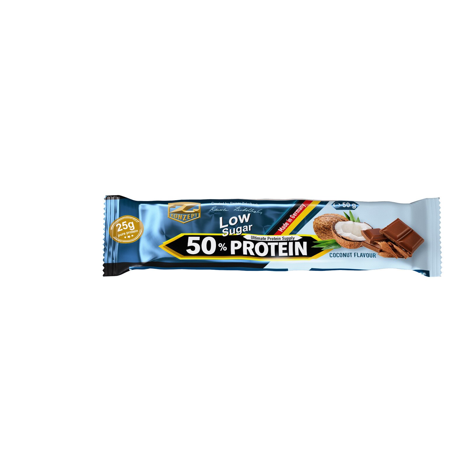 Baton proteic 50% proteina Z-Konzept 50g Cocos