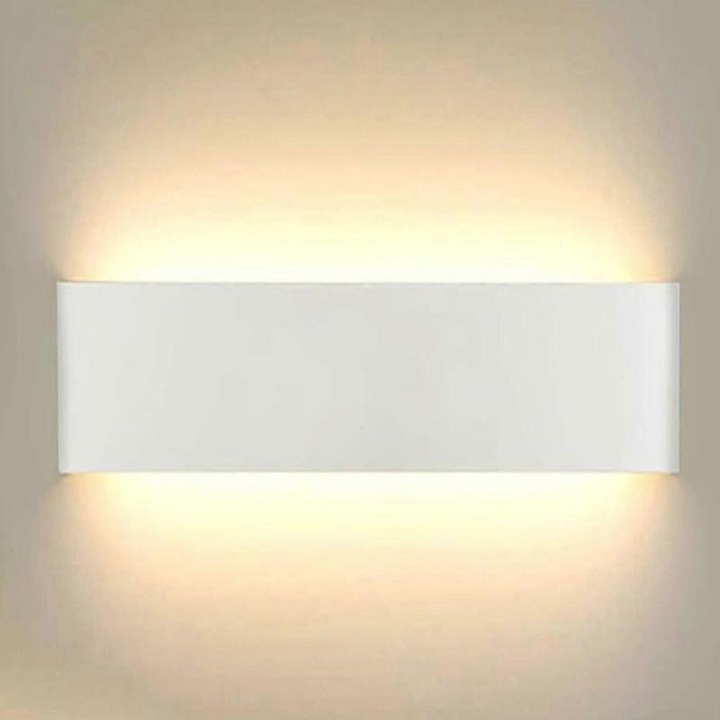 LED fali lámpa 40x12W modern meleg fehér alumínium