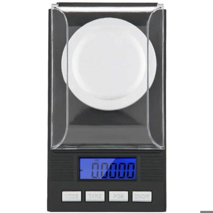 Cantar de buzunar 10g 0.001g precizie LED albastru