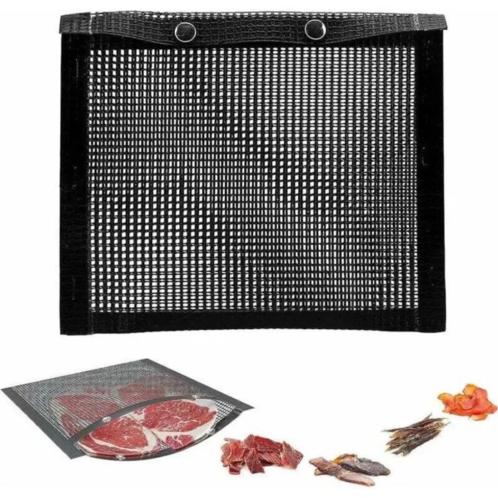 2 db magas hőmérsékletnek ellenálló grillháló zsák szett
