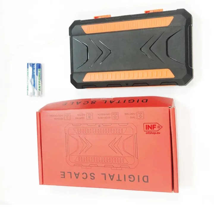 Cantar de buzunar digital, 500g 0.01g, negru, compact