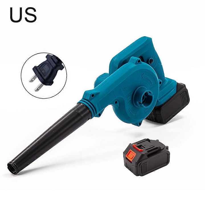 Suflanta electrica fara fir, colector frunze, aspirator praf, cu baterie