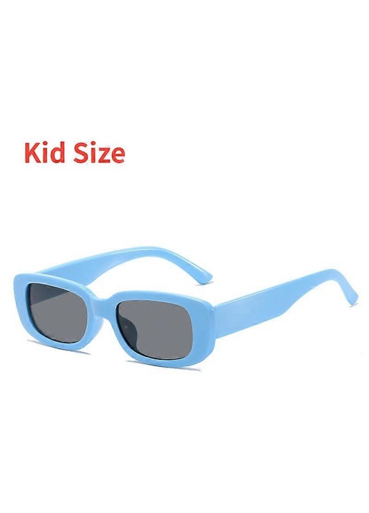 Unisex retro vintage fekete kis négyzet alakú napszemüveg 2023