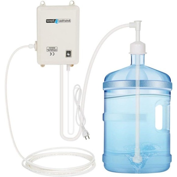 Vízadagoló pumpa, fekete, 1 gal/perc, csendes, kompakt