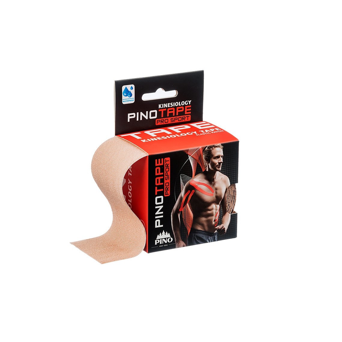 Banda Kinesiologica PINOTAPE® pro Sport 5cm x 5m Crem