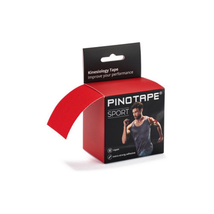Banda Kinesio PINOTAPE® Sport - Rosu