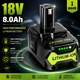Acumulator 18V, baterie de schimb pentru scule electrice, 8000mAh Ni-Cd, compatibil cu P104 P105 P102 P103, 1 bucata