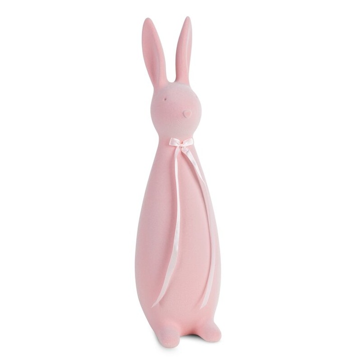 Húsvéti figura, Eurofirany, 245D modell, nyúl, világos rózsaszín, 13 x 16 x 47 cm