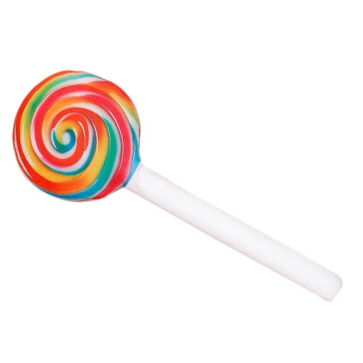 Lollipop díszpárna, 70cm, puha, többszínű
