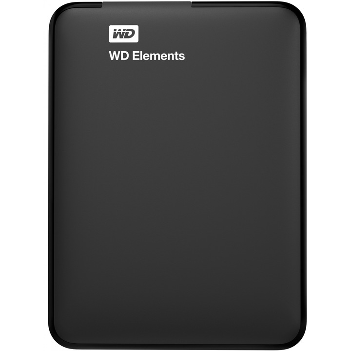 Външен твърд диск WD, USB 3.0, Черен, 2.5 инча, 1TB