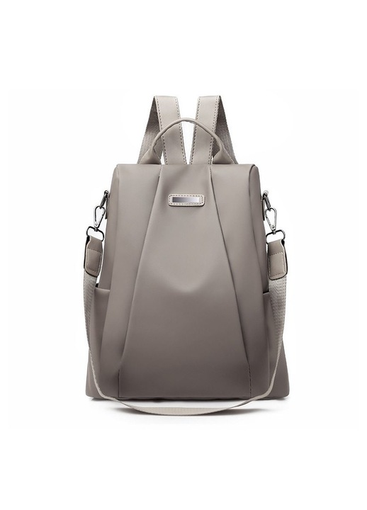 Rucsac dama Oxford, capacitate mare, impermeabil, kaki, 29x11x31cm