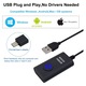 Egérmozgató USB 2 üzemmóddal, 1.5m kábel, alumínium, kék, mini