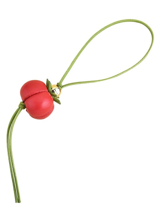 Gyümölcs táska medál, műbőr, többszínű, 31cm
