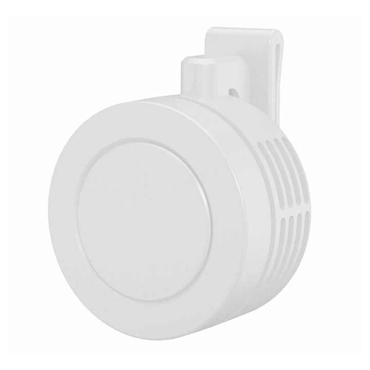 USB hordozható ventilátor, mini, állítható, fehér, 7.7x6.4x5.8cm