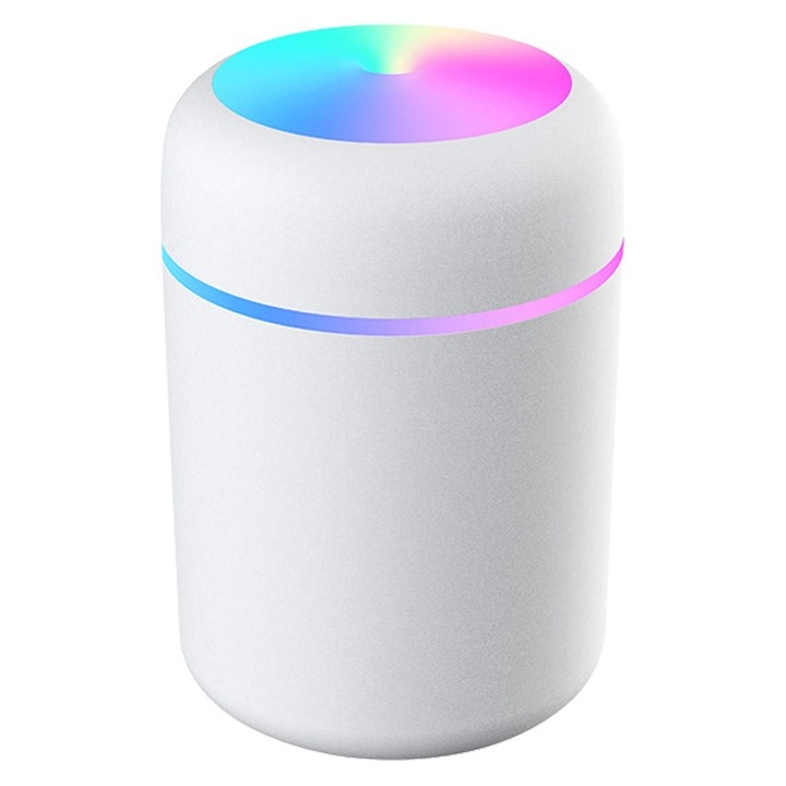 Hordozható mini USB ultrahangos aroma diffúzor párásító többszínű kompakt