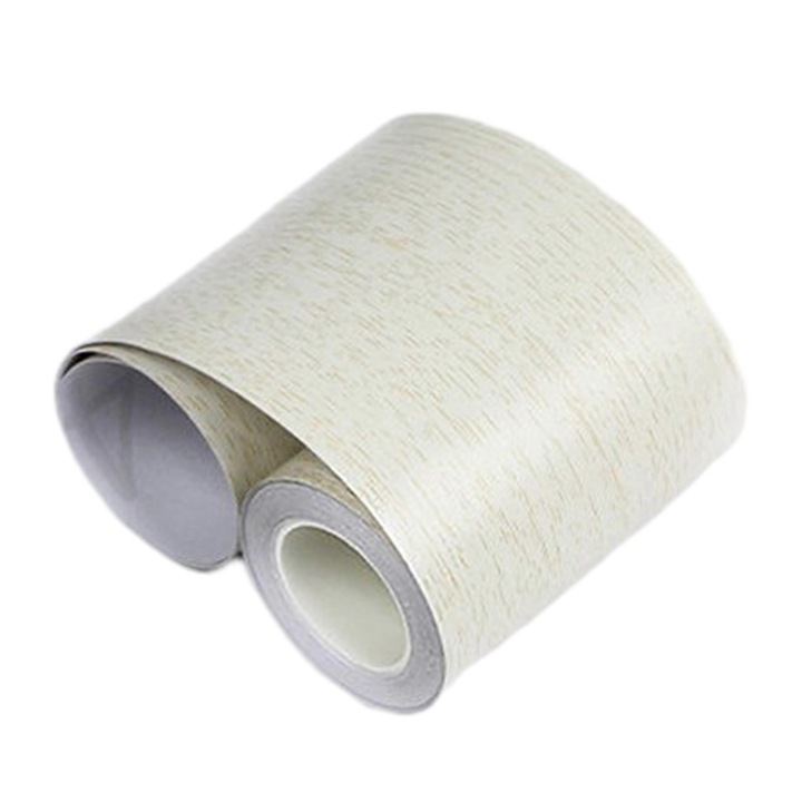 Dekoratív tapéta szegély PVC fa textúrával 5x1000cm vízálló levehető