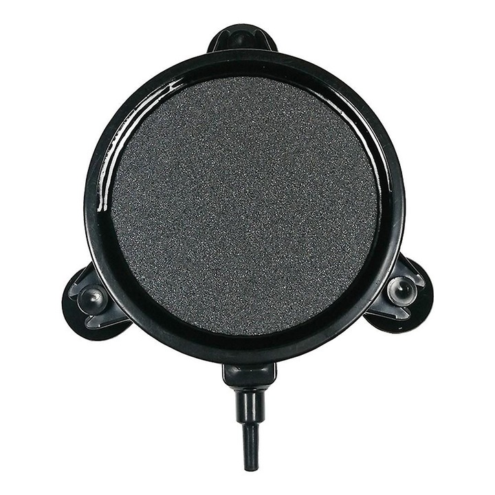 Difuzor aer acvariu rotund negru 13.7x10.7x2cm