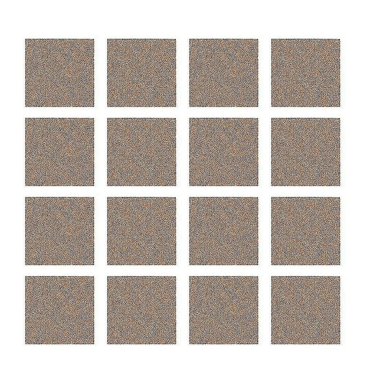 36 db poháralátét készlet, parafa, négyzet alakú, 10x10x2cm, natúr