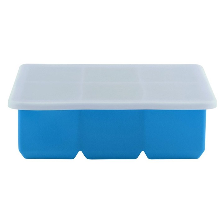 Szilikon jégkocka forma 6 üreges égszínkék 1x1x1cm