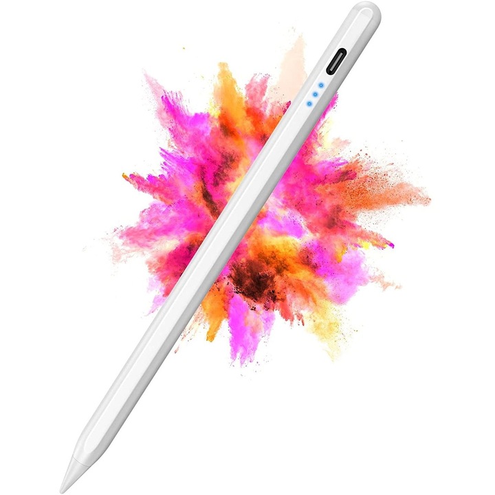 Stylus pen pentru iPad 2018-2022, detectare inclinare, negru