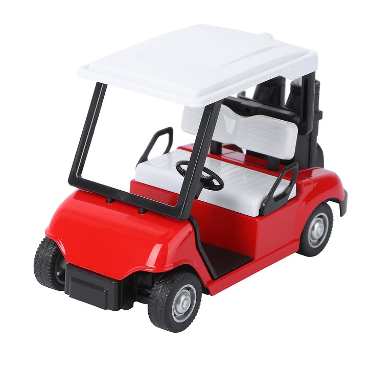 Golf autó modell, ötvözet és műanyag, 11.5x8x5.6cm