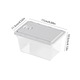 Acvariu mini izolator peste, plastic PVC, ajustabil, gri, 17x11.5x10.5cm