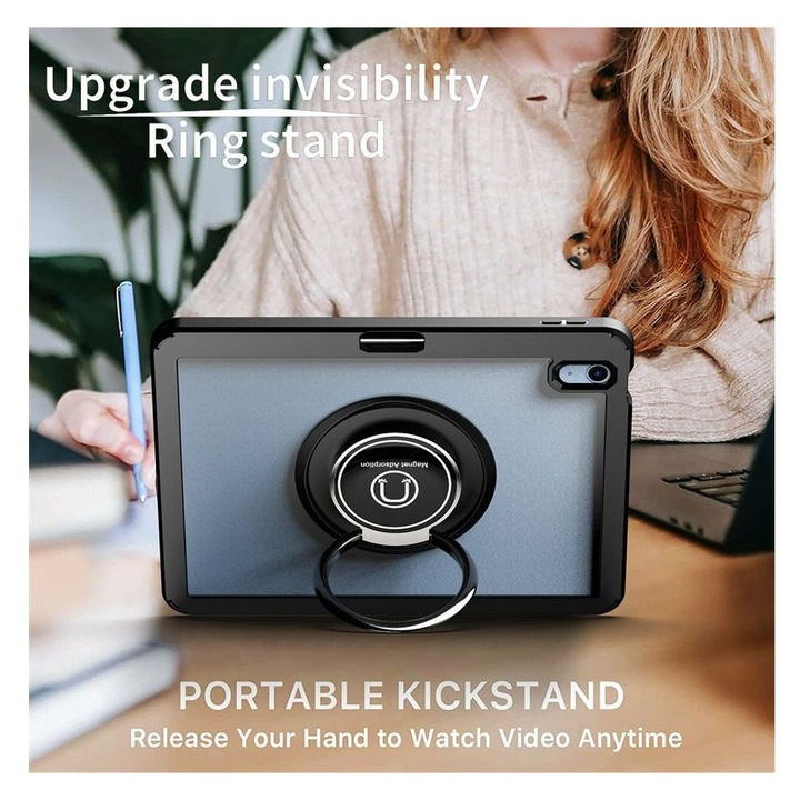 OEM strapabíró táblagép tok Tab S7 FE S8 kék 25.4x17.5x1.65cm