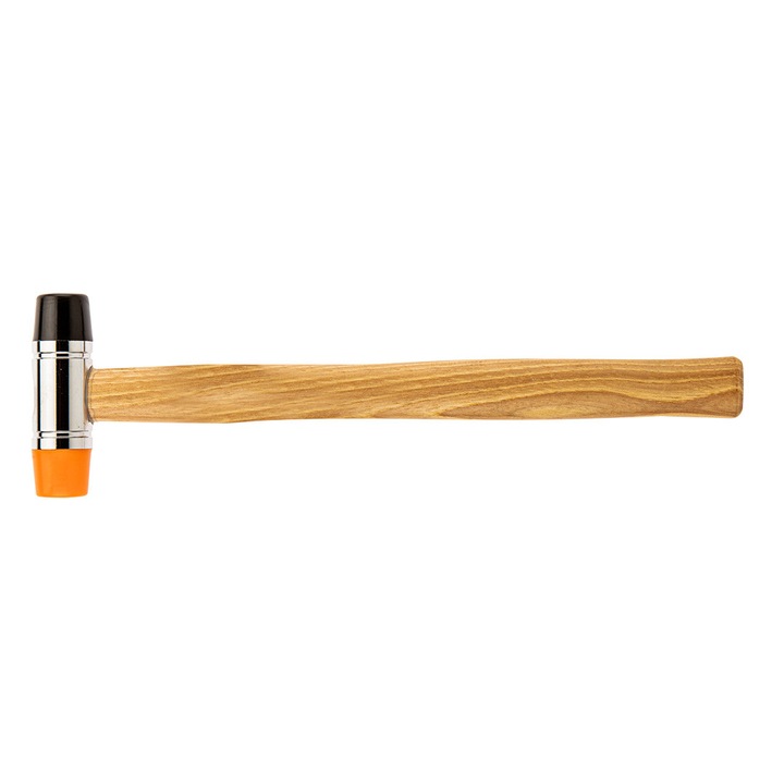 Lemezkalapács 150g 22mm fa nyéllel, gumi-műanyag, ergonomikus
