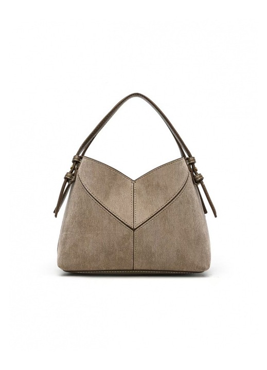 Zara női mini táska khaki 21x8x18cm varrással