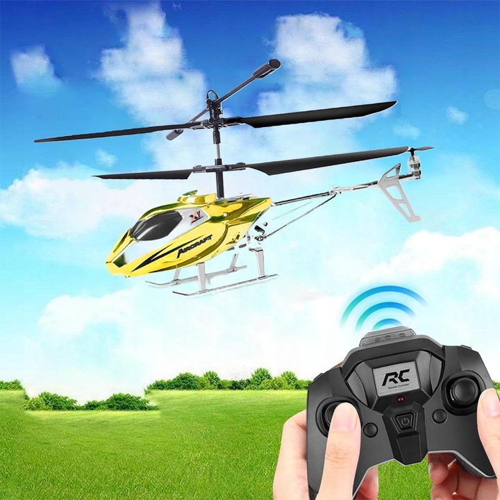 Távirányítós helikopter 2.4 GHz USB multifunkciós többszínű