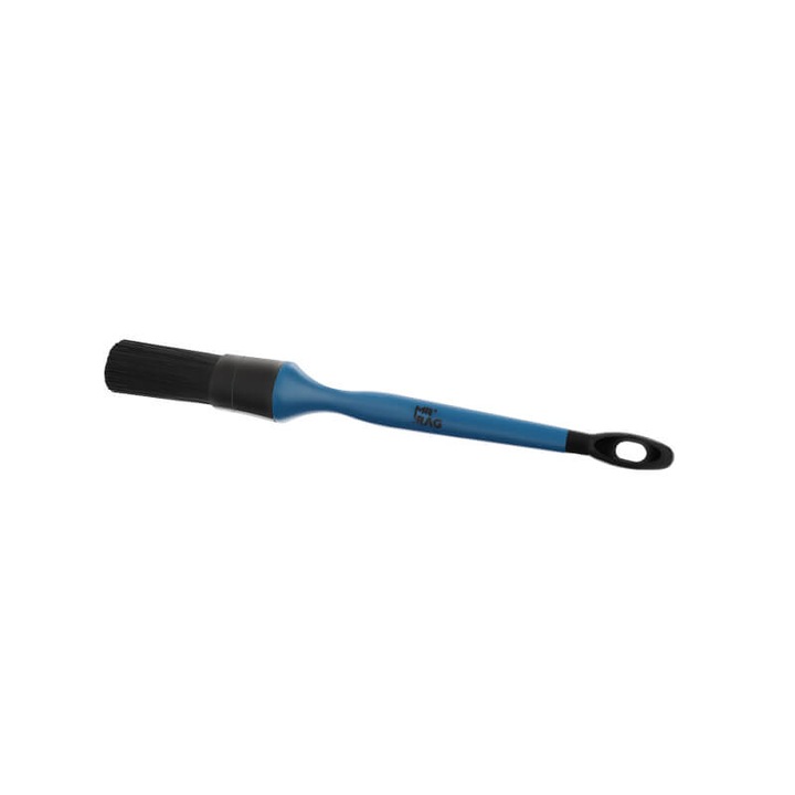 MR RAG Black Stiff Detailing Brush 12mm - detailing ecset makacs szennyeződések eltávolításához