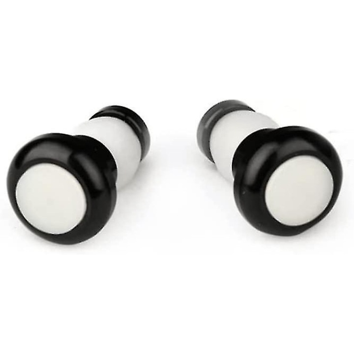 2 db kerékpár jelzőlámpa készlet, fekete-fehér, 5mm