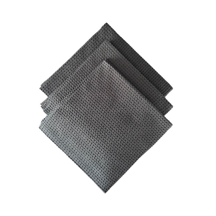 Royal Pads GlassFiber 3-pack 40x40cm - varrás nélküli, waffle mintás mikroszálas kendő