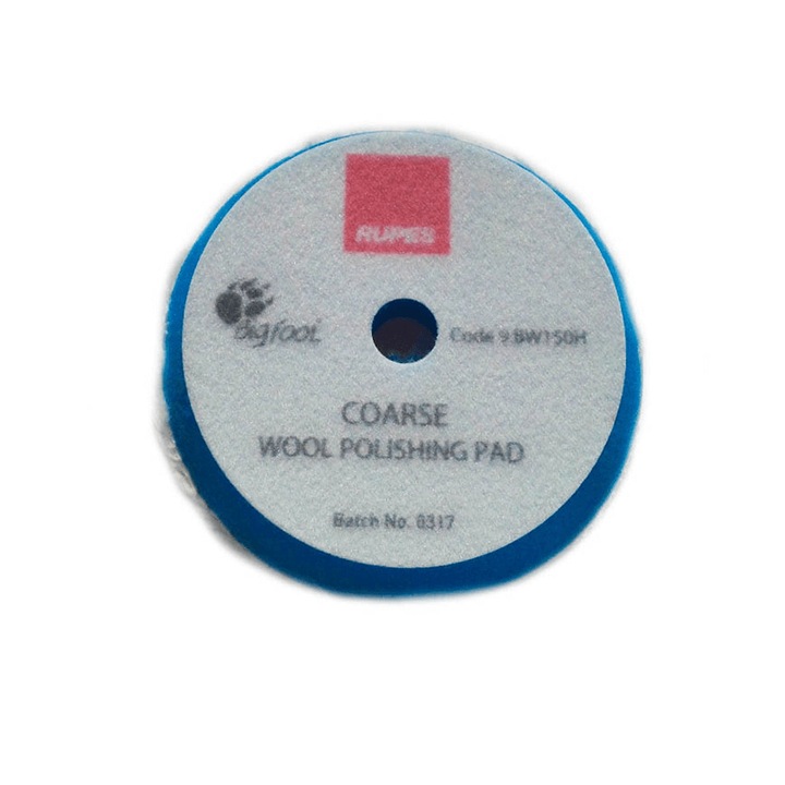 RUPES Gyapjú polírkorong 50/65mm Blue wool kék, durva