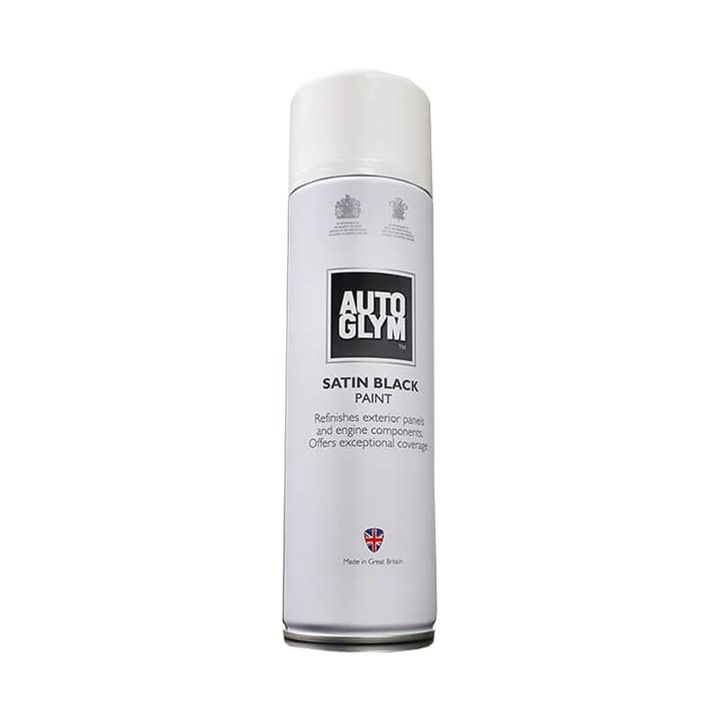 Autoglym Satin BLACK Paint 450ml lakk külső elemek és motor felújításához