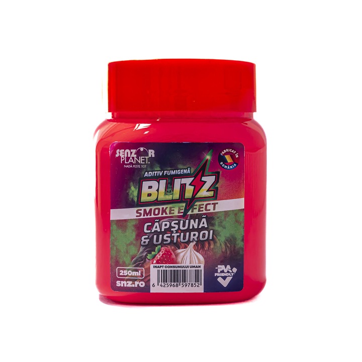 Aditiv Fumigena, Blitz, Senzor Planet, Capsuna & Usturoi 250ml