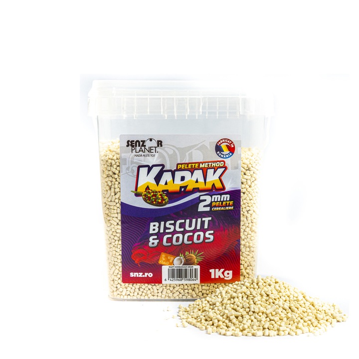 Pelete Cerealiere, Kapak, Senzor Planet, Biscuit & Cocos 2mm 1kg