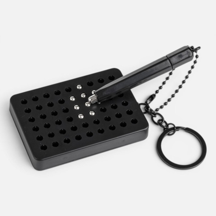Играчка ключодържател Magnet Dot, Метал, 7x1x5 см, Многоцветен