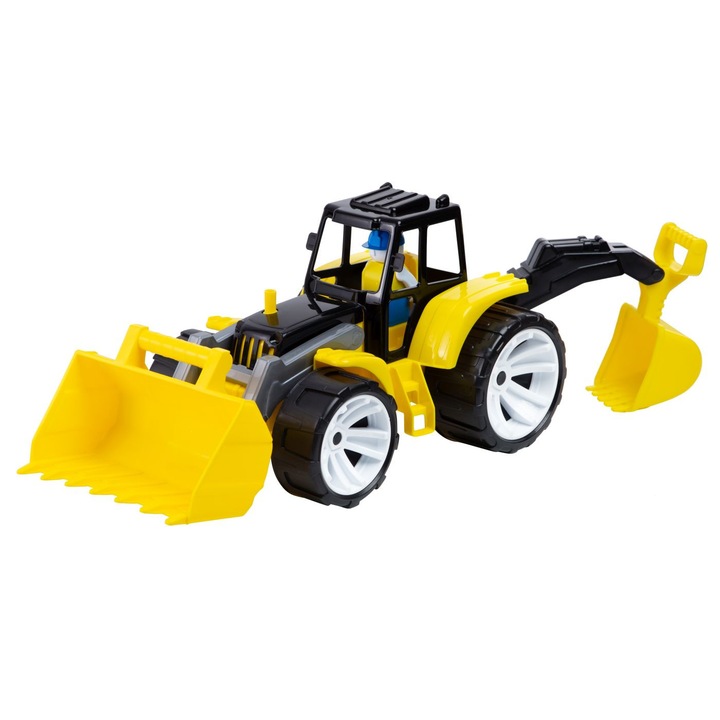 BAMS 2 traktor 2 lapattal Hashtag Toys Fekete-Sárga