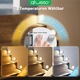 ALUSSO LED lépcsőlámpák, 6 db, 230V, dimmelhető, 3CCT, IP44, kerek