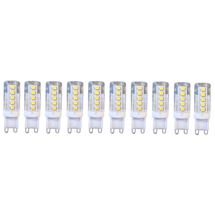 10 db LED izzó RFAN, G9, 3 fényfajta, 3000-4000-6000K, 5W