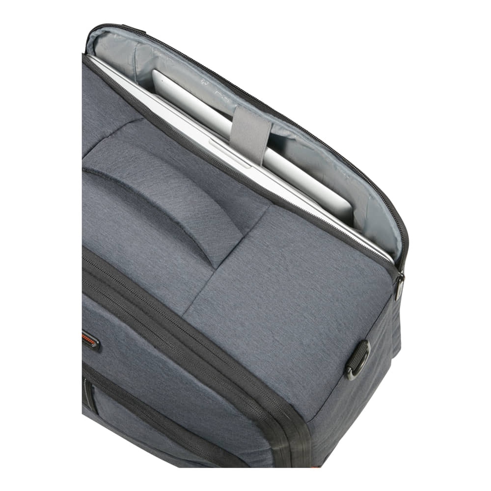 American Tourister At Work Nxt Geantă de bord 3 în 1, pentru laptop de 15.6", material reciclat, gri - 160122-8412