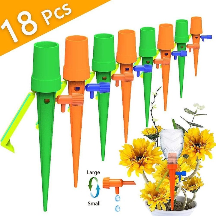 Set irigare automat 18 piese reglabil pentru plante multicolor